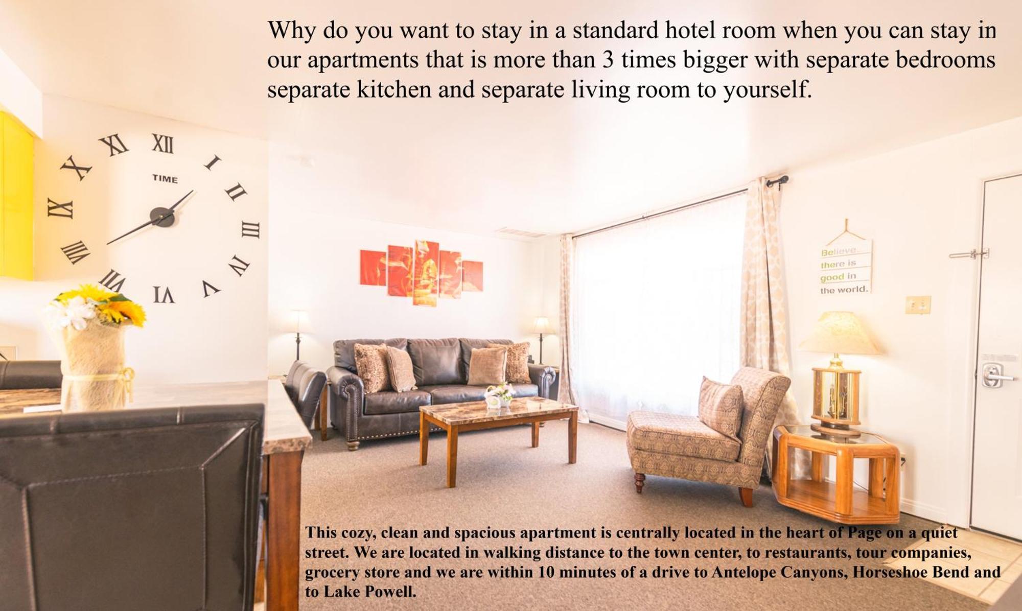 1 Or 3 Bedroom Apartment With Full Kitchen 페이지 외부 사진
